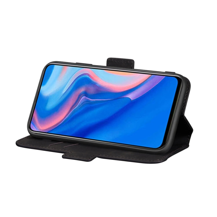 For Huawei P Smart Z Retro Frosted Oil Side Horizontal Flip Case with Holder & Card Slots