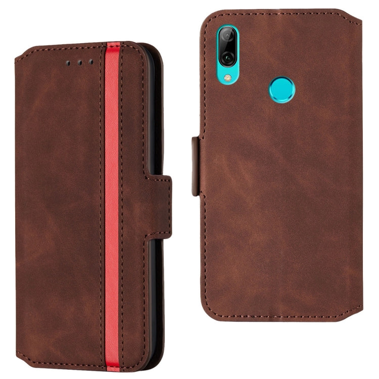 For Huawei P Smart Z Retro Frosted Oil Side Horizontal Flip Case with Holder & Card Slots