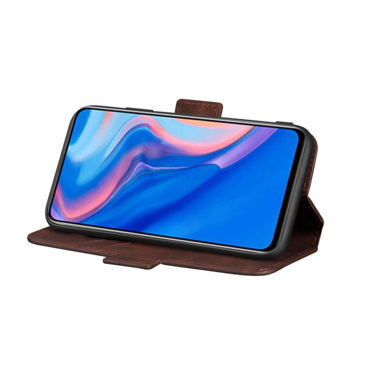 For Huawei P Smart Z Retro Frosted Oil Side Horizontal Flip Case with Holder & Card Slots