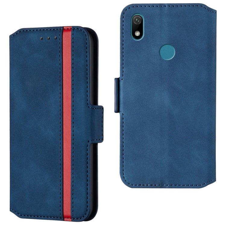 For Huawei Y5 (2019) / Honor 8S Retro Frosted Oil Side Horizontal Flip Case with Holder & Card Slots