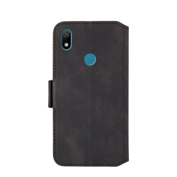 For Huawei Y5 (2019) / Honor 8S Retro Frosted Oil Side Horizontal Flip Case with Holder & Card Slots