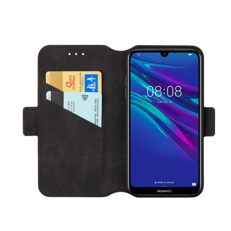For Huawei Y5 (2019) / Honor 8S Retro Frosted Oil Side Horizontal Flip Case with Holder & Card Slots
