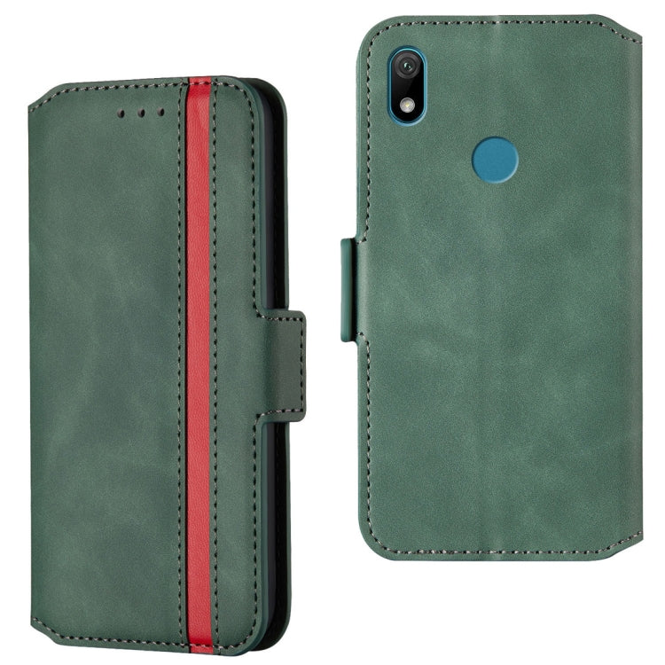 For Huawei Y5 (2019) / Honor 8S Retro Frosted Oil Side Horizontal Flip Case with Holder & Card Slots