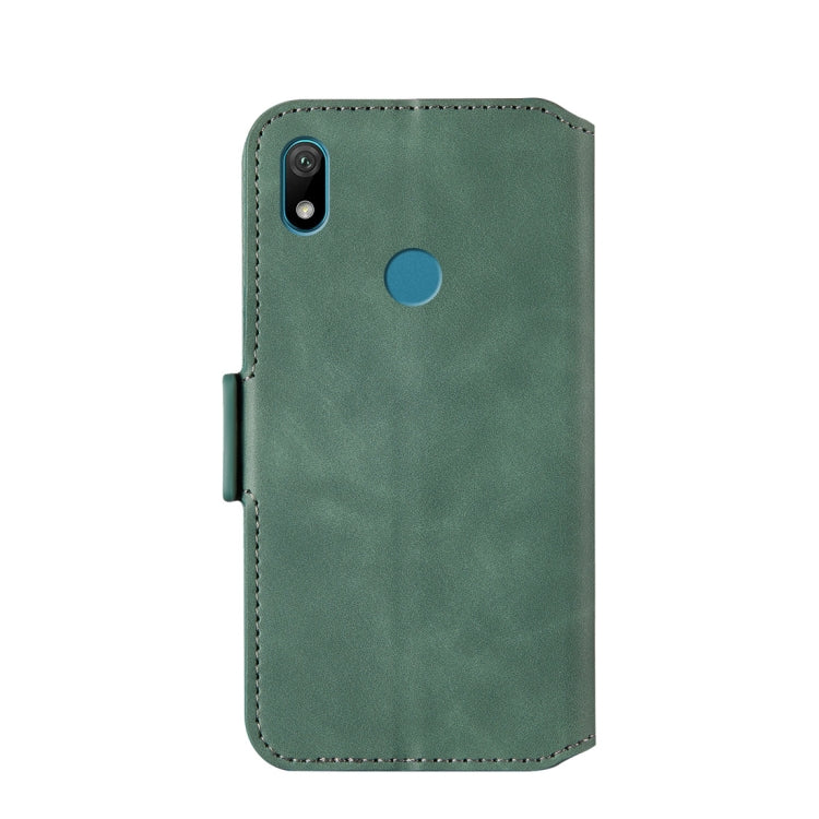 For Huawei Y5 (2019) / Honor 8S Retro Frosted Oil Side Horizontal Flip Case with Holder & Card Slots