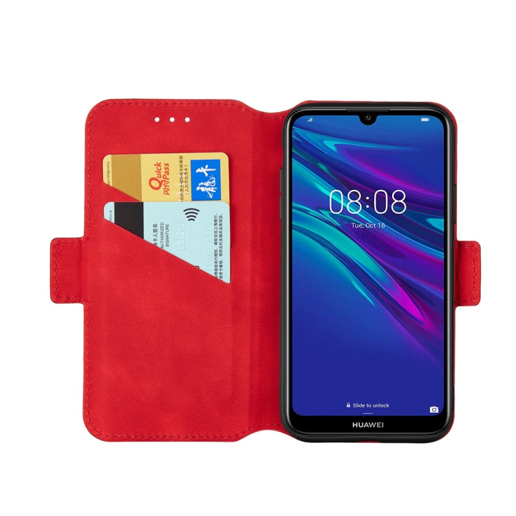 For Huawei Y5 (2019) / Honor 8S Retro Frosted Oil Side Horizontal Flip Case with Holder & Card Slots