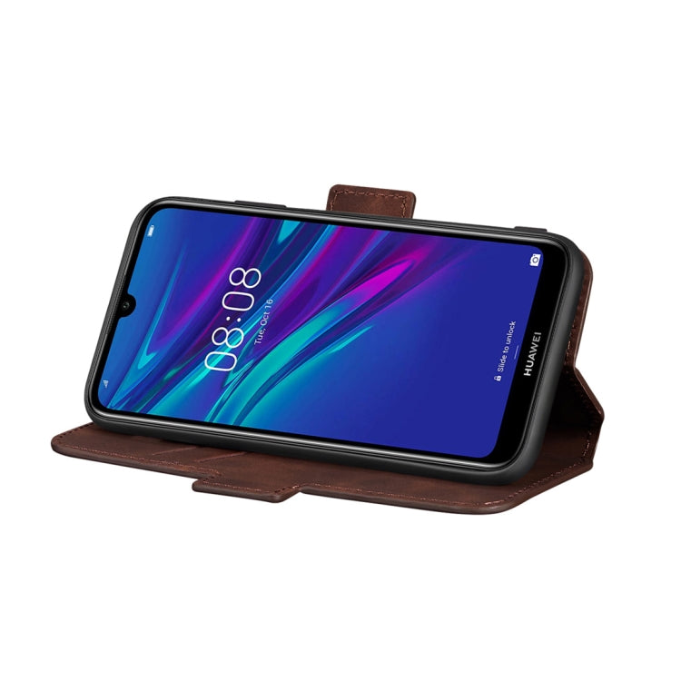 For Huawei Y5 (2019) / Honor 8S Retro Frosted Oil Side Horizontal Flip Case with Holder & Card Slots