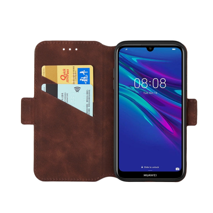 For Huawei Y5 (2019) / Honor 8S Retro Frosted Oil Side Horizontal Flip Case with Holder & Card Slots