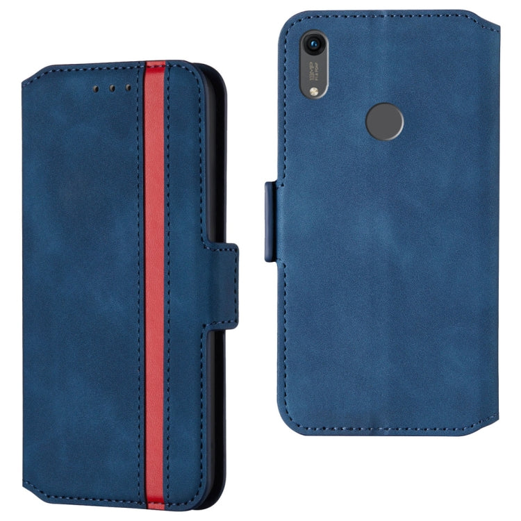 For Huawei Y6 (2019) / Honor 8A Retro Frosted Oil Side Horizontal Flip Case with Holder & Card Slots