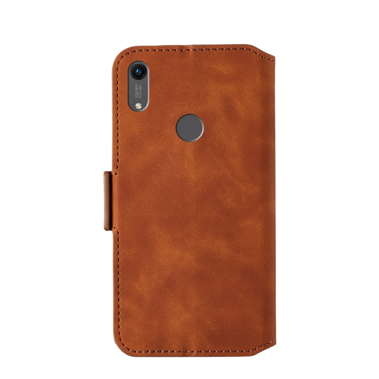 For Huawei Y6 (2019) / Honor 8A Retro Frosted Oil Side Horizontal Flip Case with Holder & Card Slots