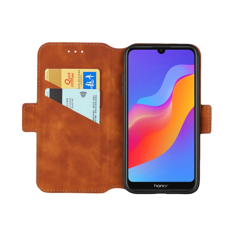 For Huawei Y6 (2019) / Honor 8A Retro Frosted Oil Side Horizontal Flip Case with Holder & Card Slots