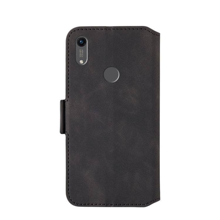 For Huawei Y6 (2019) / Honor 8A Retro Frosted Oil Side Horizontal Flip Case with Holder & Card Slots