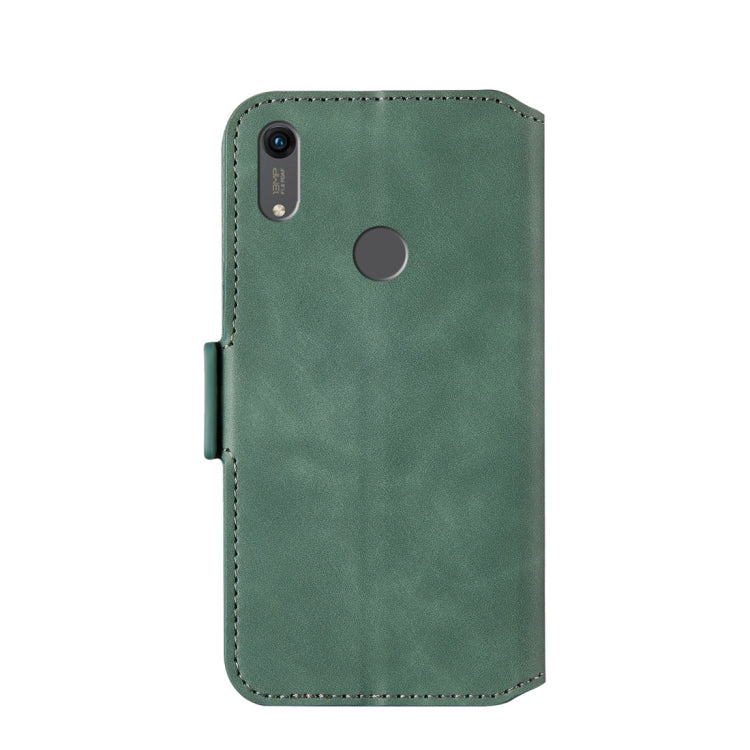 For Huawei Y6 (2019) / Honor 8A Retro Frosted Oil Side Horizontal Flip Case with Holder & Card Slots