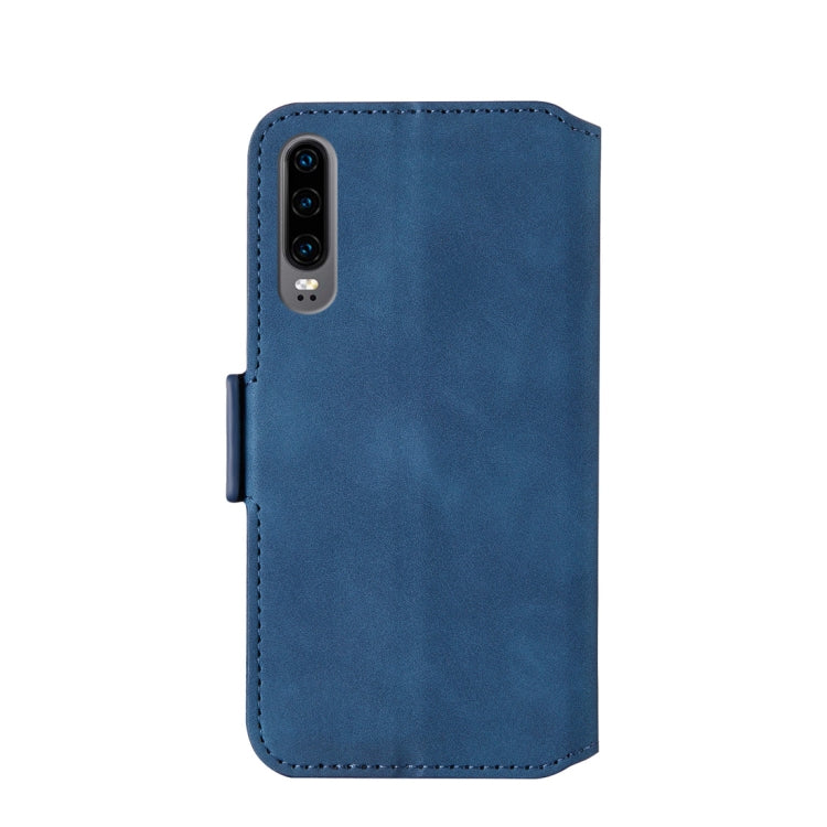 For Huawei P30 Retro Frosted Oil Side Horizontal Flip Case with Holder & Card Slots