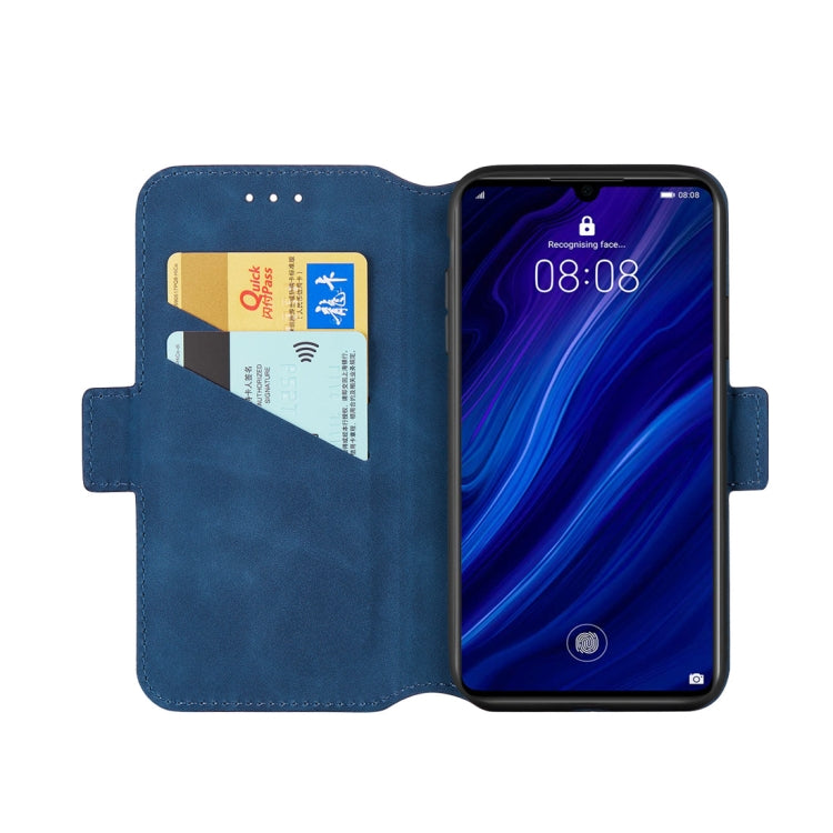 For Huawei P30 Retro Frosted Oil Side Horizontal Flip Case with Holder & Card Slots