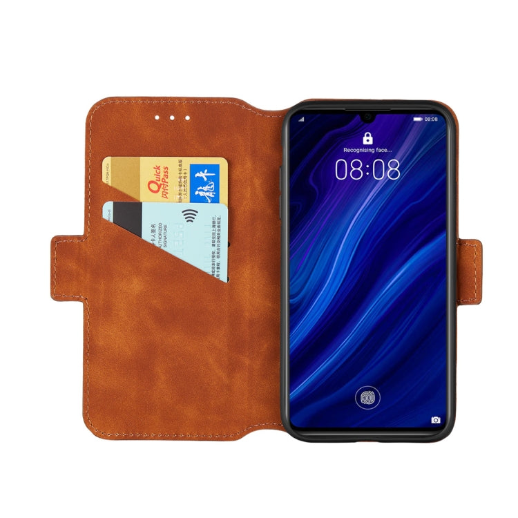 For Huawei P30 Retro Frosted Oil Side Horizontal Flip Case with Holder & Card Slots
