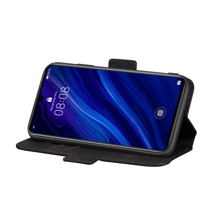 For Huawei P30 Retro Frosted Oil Side Horizontal Flip Case with Holder & Card Slots