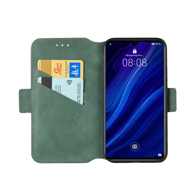 For Huawei P30 Retro Frosted Oil Side Horizontal Flip Case with Holder & Card Slots