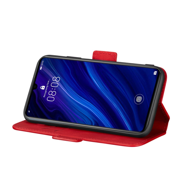 For Huawei P30 Retro Frosted Oil Side Horizontal Flip Case with Holder & Card Slots