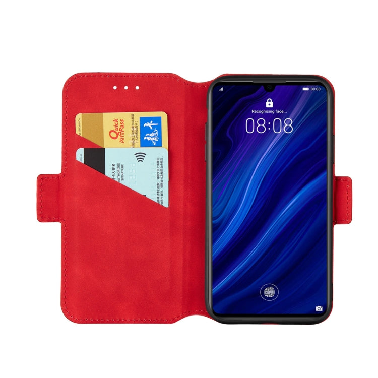 For Huawei P30 Retro Frosted Oil Side Horizontal Flip Case with Holder & Card Slots