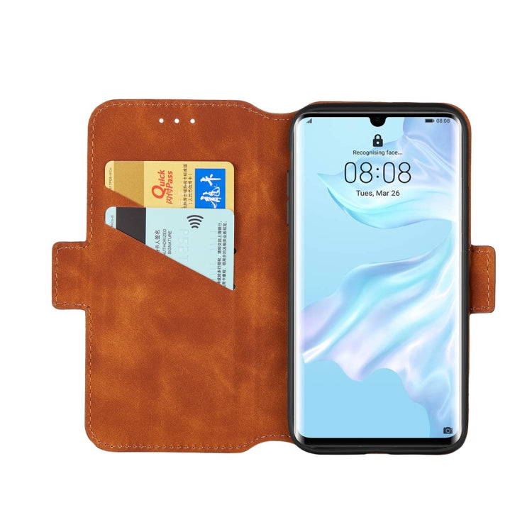 For Huawei P30 Pro Retro Frosted Oil Side Horizontal Flip Case with Holder & Card Slots