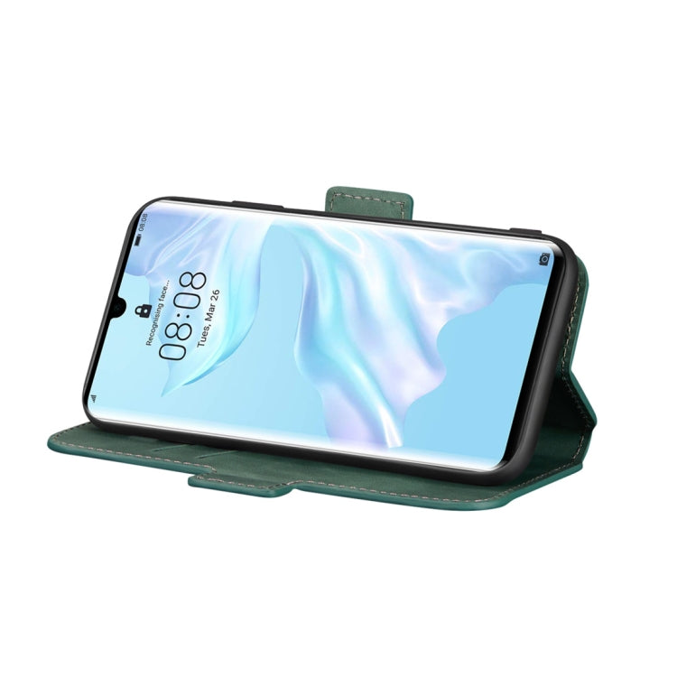 For Huawei P30 Pro Retro Frosted Oil Side Horizontal Flip Case with Holder & Card Slots