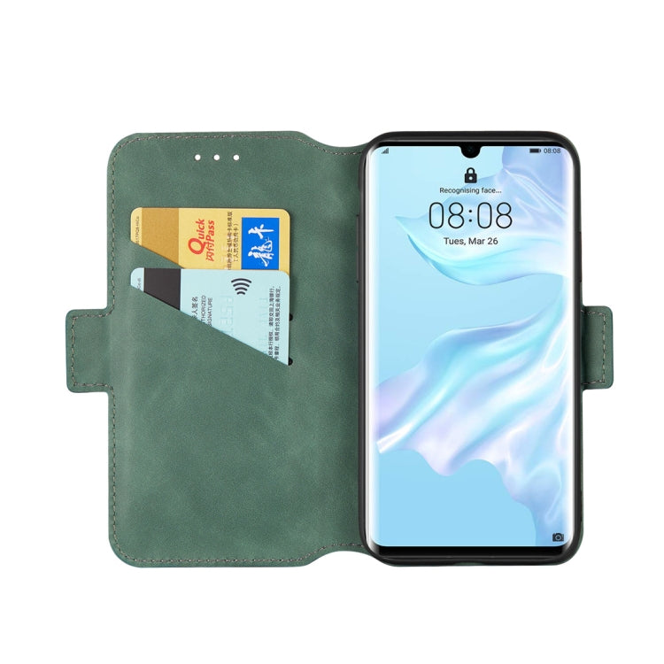 For Huawei P30 Pro Retro Frosted Oil Side Horizontal Flip Case with Holder & Card Slots