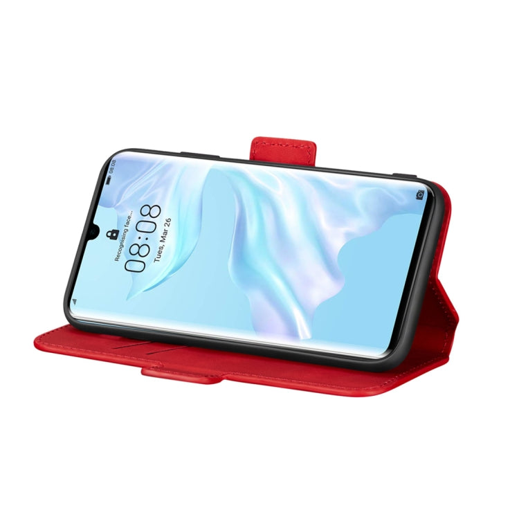 For Huawei P30 Pro Retro Frosted Oil Side Horizontal Flip Case with Holder & Card Slots