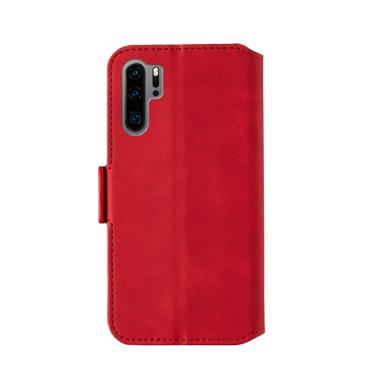For Huawei P30 Pro Retro Frosted Oil Side Horizontal Flip Case with Holder & Card Slots