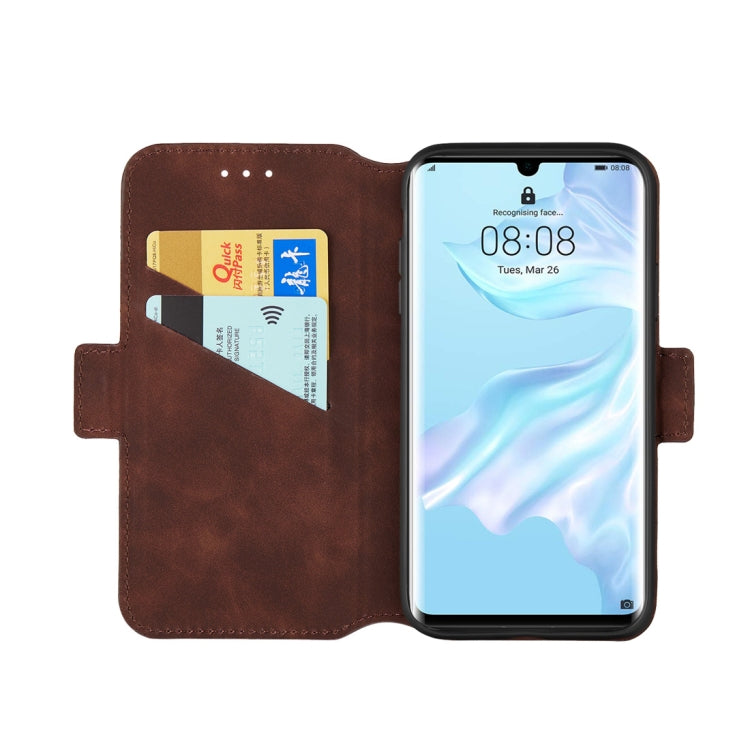 For Huawei P30 Pro Retro Frosted Oil Side Horizontal Flip Case with Holder & Card Slots