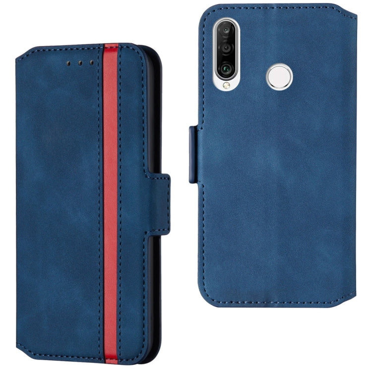 For Huawei P30 lite Retro Frosted Oil Side Horizontal Flip Case with Holder & Card Slots