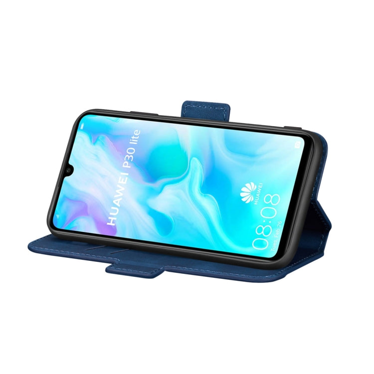 For Huawei P30 lite Retro Frosted Oil Side Horizontal Flip Case with Holder & Card Slots