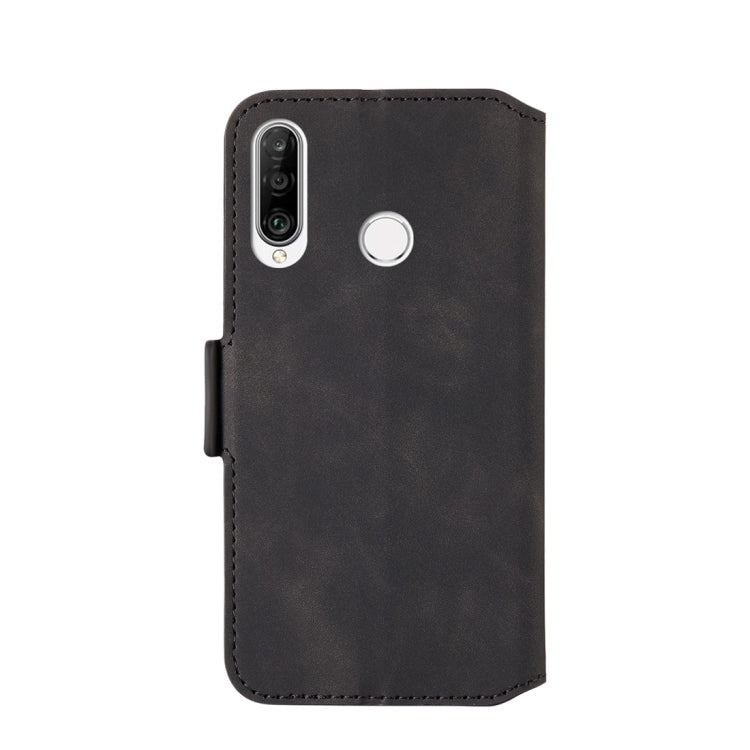 For Huawei P30 lite Retro Frosted Oil Side Horizontal Flip Case with Holder & Card Slots