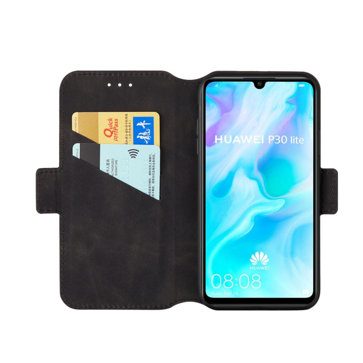 For Huawei P30 lite Retro Frosted Oil Side Horizontal Flip Case with Holder & Card Slots