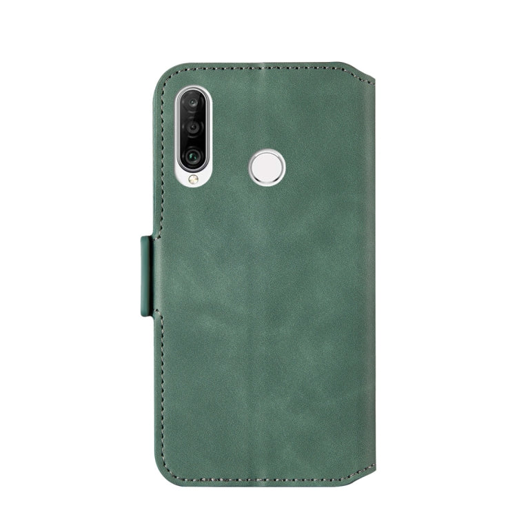 For Huawei P30 lite Retro Frosted Oil Side Horizontal Flip Case with Holder & Card Slots