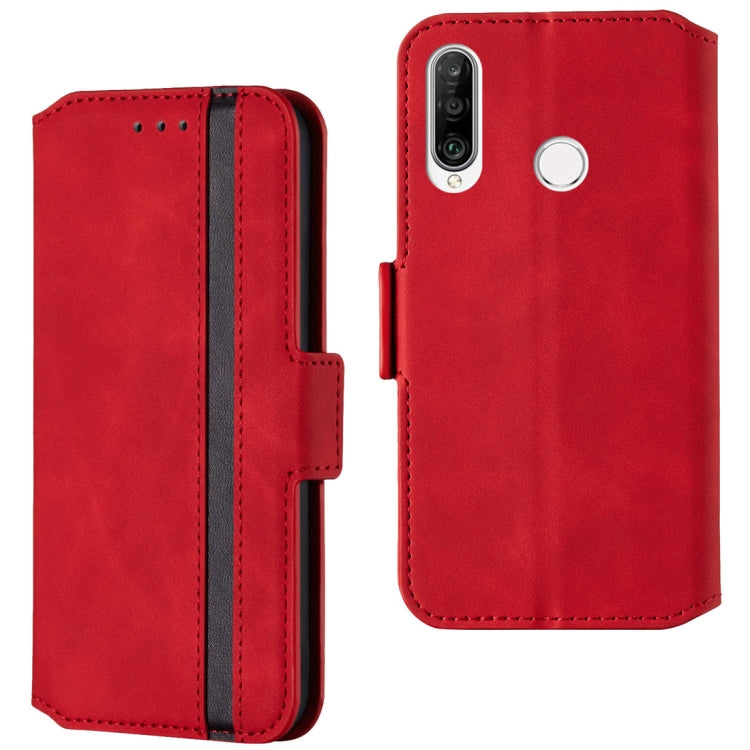 For Huawei P30 lite Retro Frosted Oil Side Horizontal Flip Case with Holder & Card Slots