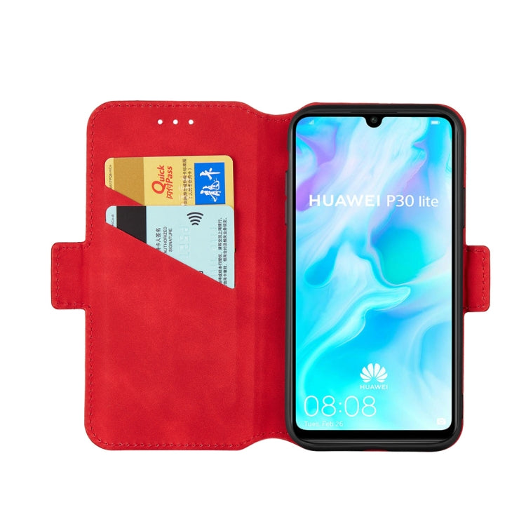 For Huawei P30 lite Retro Frosted Oil Side Horizontal Flip Case with Holder & Card Slots