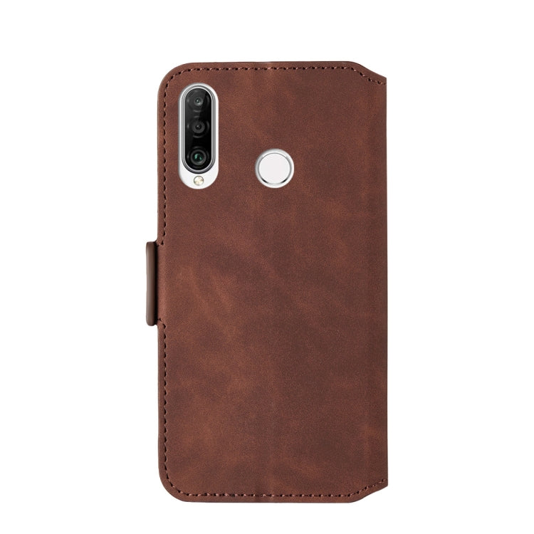 For Huawei P30 lite Retro Frosted Oil Side Horizontal Flip Case with Holder & Card Slots