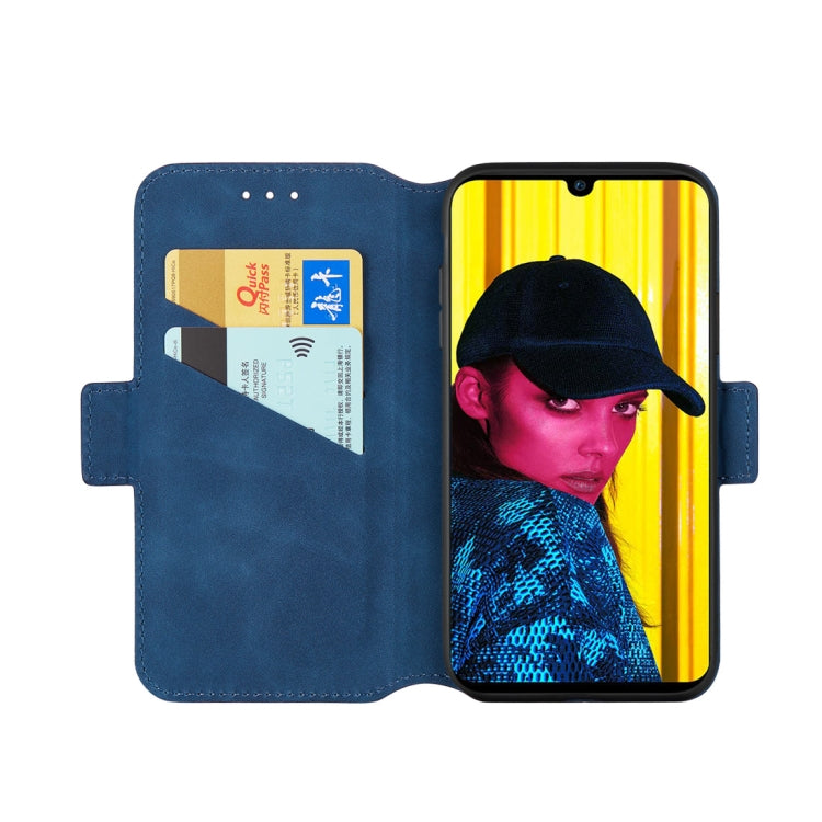For Huawei P smart 2019 Retro Frosted Oil Side Horizontal Flip Case with Holder & Card Slots