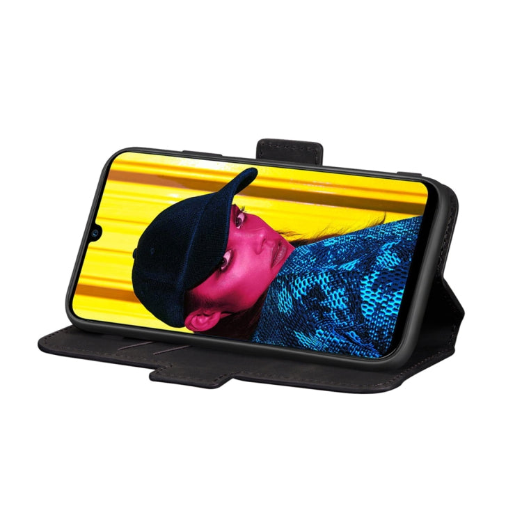 For Huawei P smart 2019 Retro Frosted Oil Side Horizontal Flip Case with Holder & Card Slots