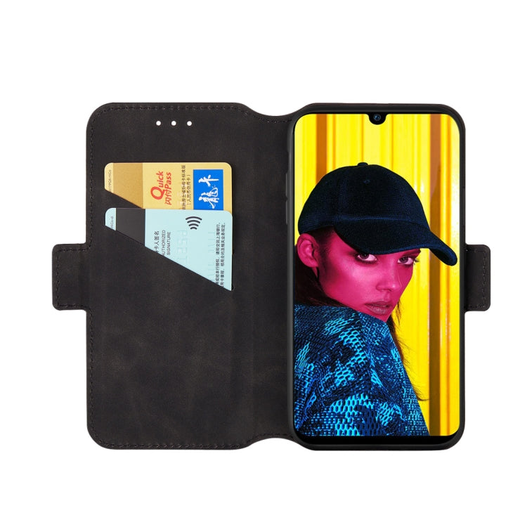 For Huawei P smart 2019 Retro Frosted Oil Side Horizontal Flip Case with Holder & Card Slots