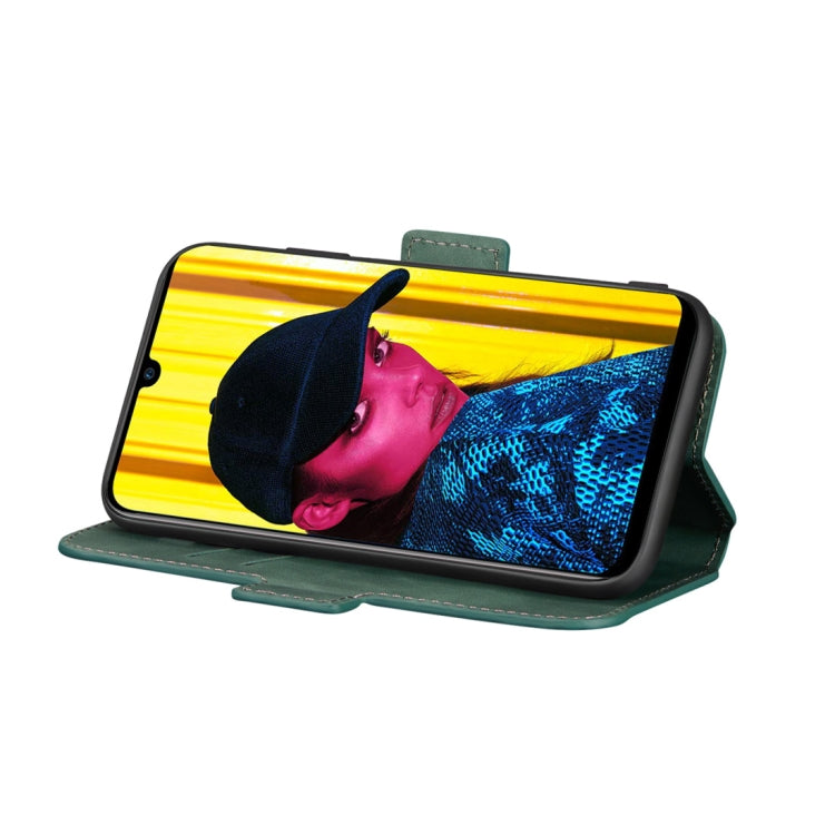 For Huawei P smart 2019 Retro Frosted Oil Side Horizontal Flip Case with Holder & Card Slots
