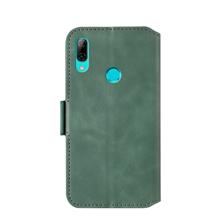 For Huawei P smart 2019 Retro Frosted Oil Side Horizontal Flip Case with Holder & Card Slots