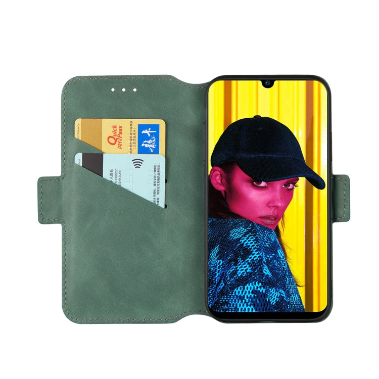 For Huawei P smart 2019 Retro Frosted Oil Side Horizontal Flip Case with Holder & Card Slots