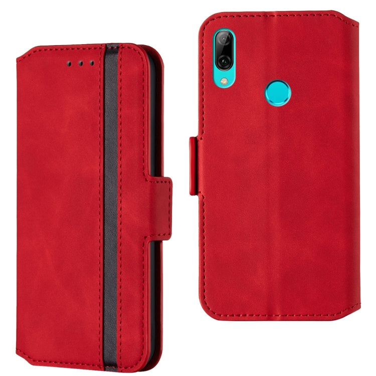 For Huawei P smart 2019 Retro Frosted Oil Side Horizontal Flip Case with Holder & Card Slots