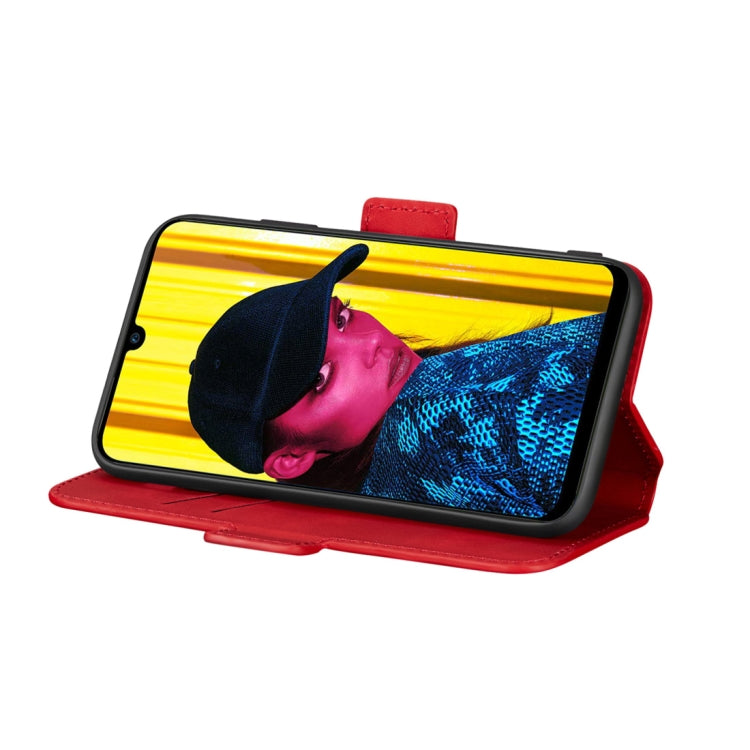 For Huawei P smart 2019 Retro Frosted Oil Side Horizontal Flip Case with Holder & Card Slots