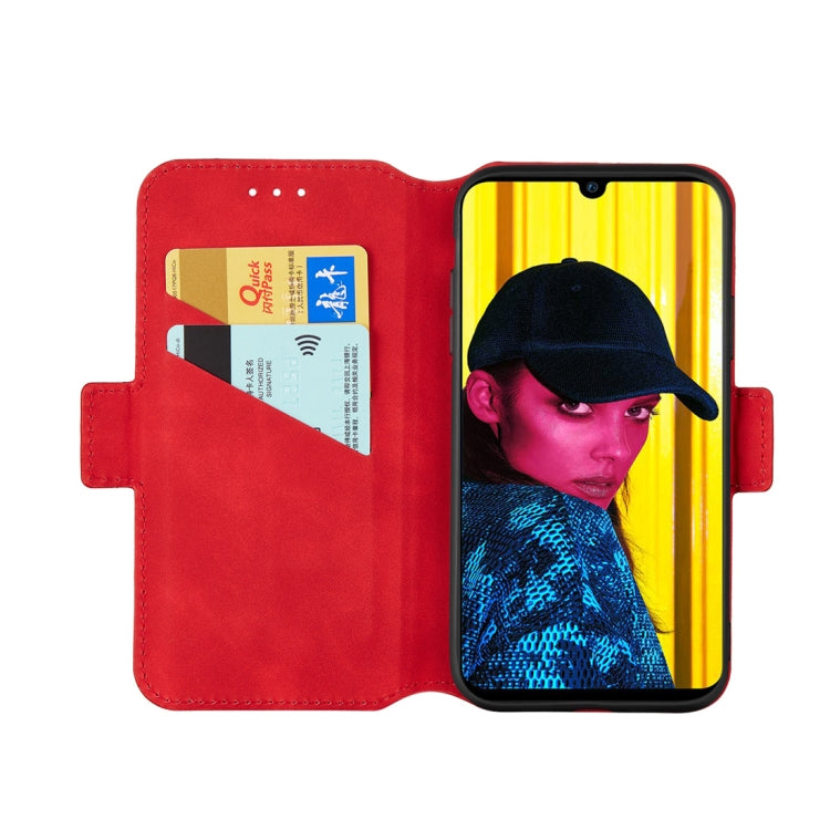 For Huawei P smart 2019 Retro Frosted Oil Side Horizontal Flip Case with Holder & Card Slots