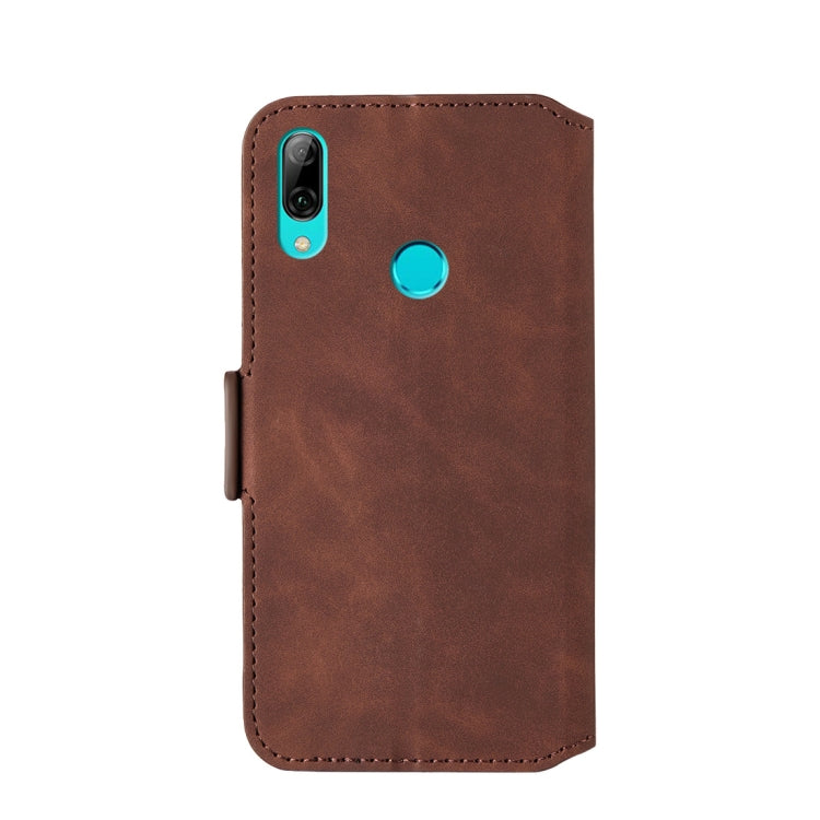 For Huawei P smart 2019 Retro Frosted Oil Side Horizontal Flip Case with Holder & Card Slots