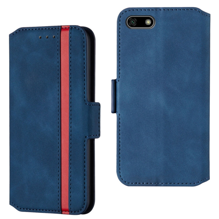 For Huawei Y5 2018 / Y5 Prime 2018 Retro Frosted Oil Side Horizontal Flip Case with Holder & Card Slots