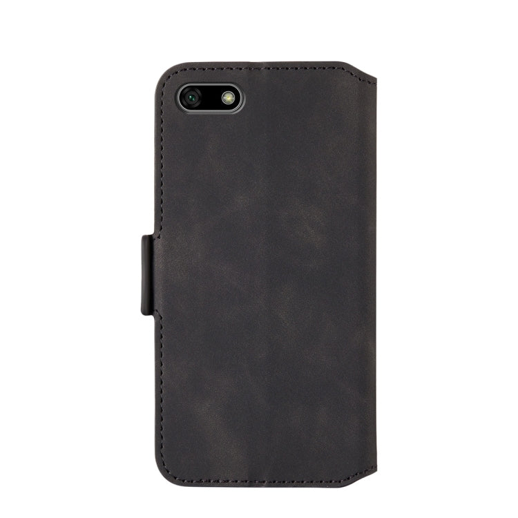 For Huawei Y5 2018 / Y5 Prime 2018 Retro Frosted Oil Side Horizontal Flip Case with Holder & Card Slots