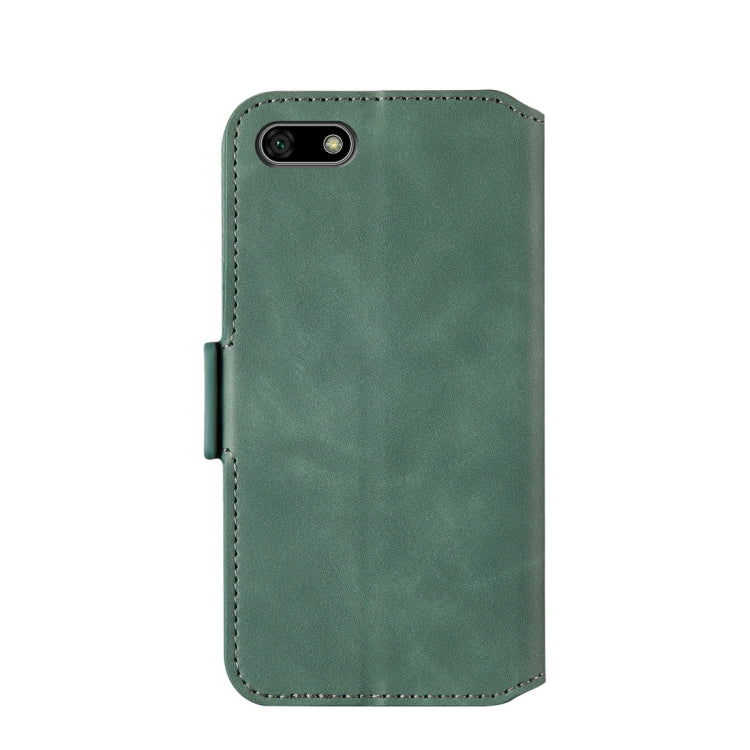 For Huawei Y5 2018 / Y5 Prime 2018 Retro Frosted Oil Side Horizontal Flip Case with Holder & Card Slots